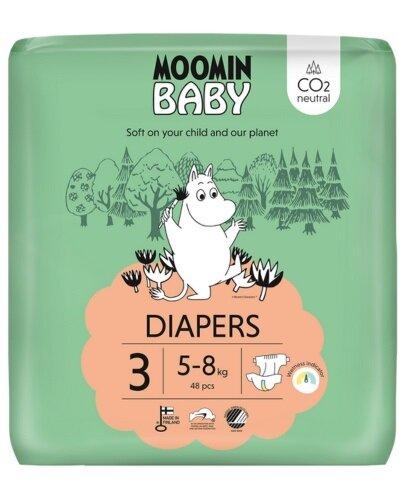 MOOMIN Baby Pieluszki 3 MIDI 5-8 kg, 48 sztuk zdjęcie