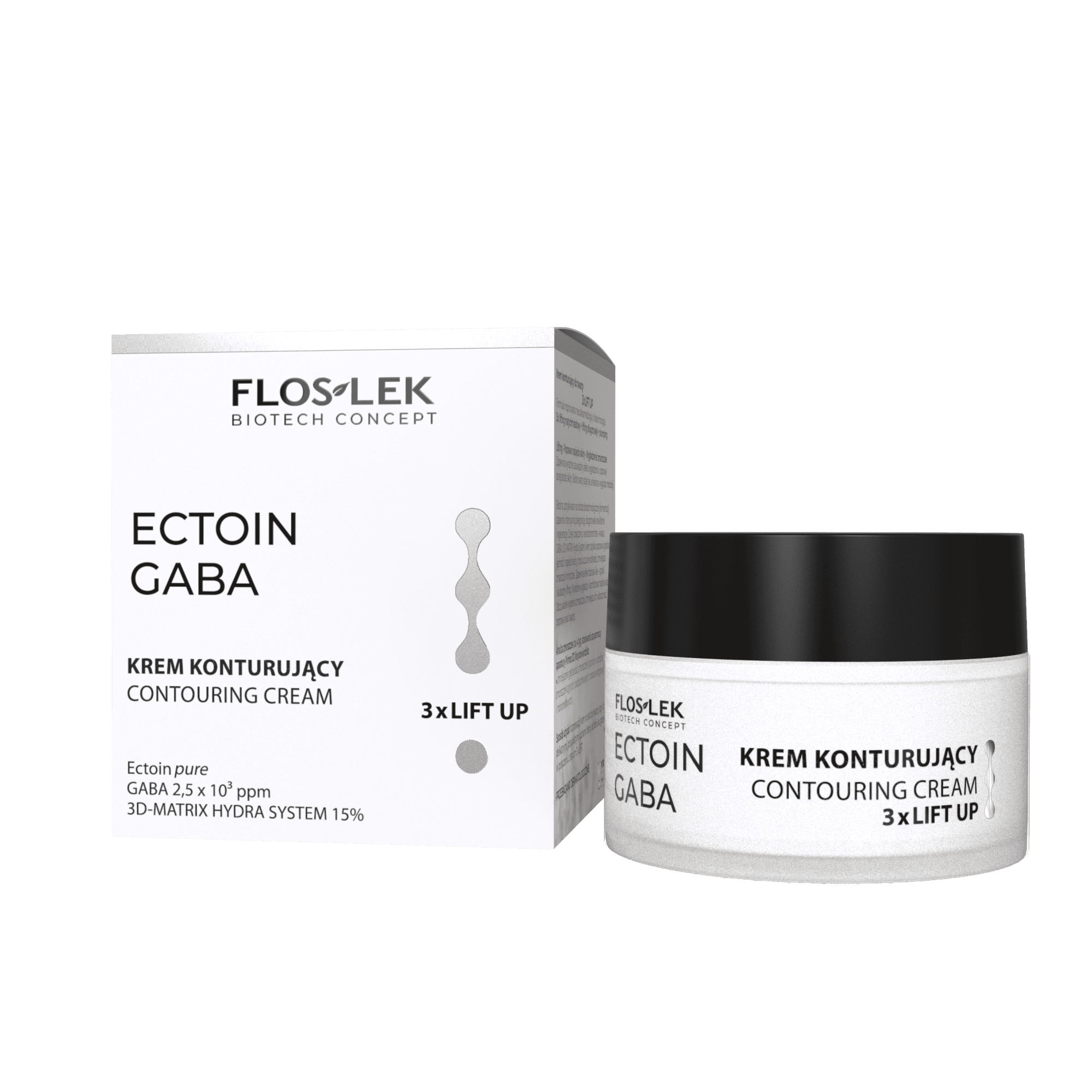 Flos-Lek Ectoin Gaba, krem konturujący do twarzy 3 x lift Up, 50 ml zdjęcie