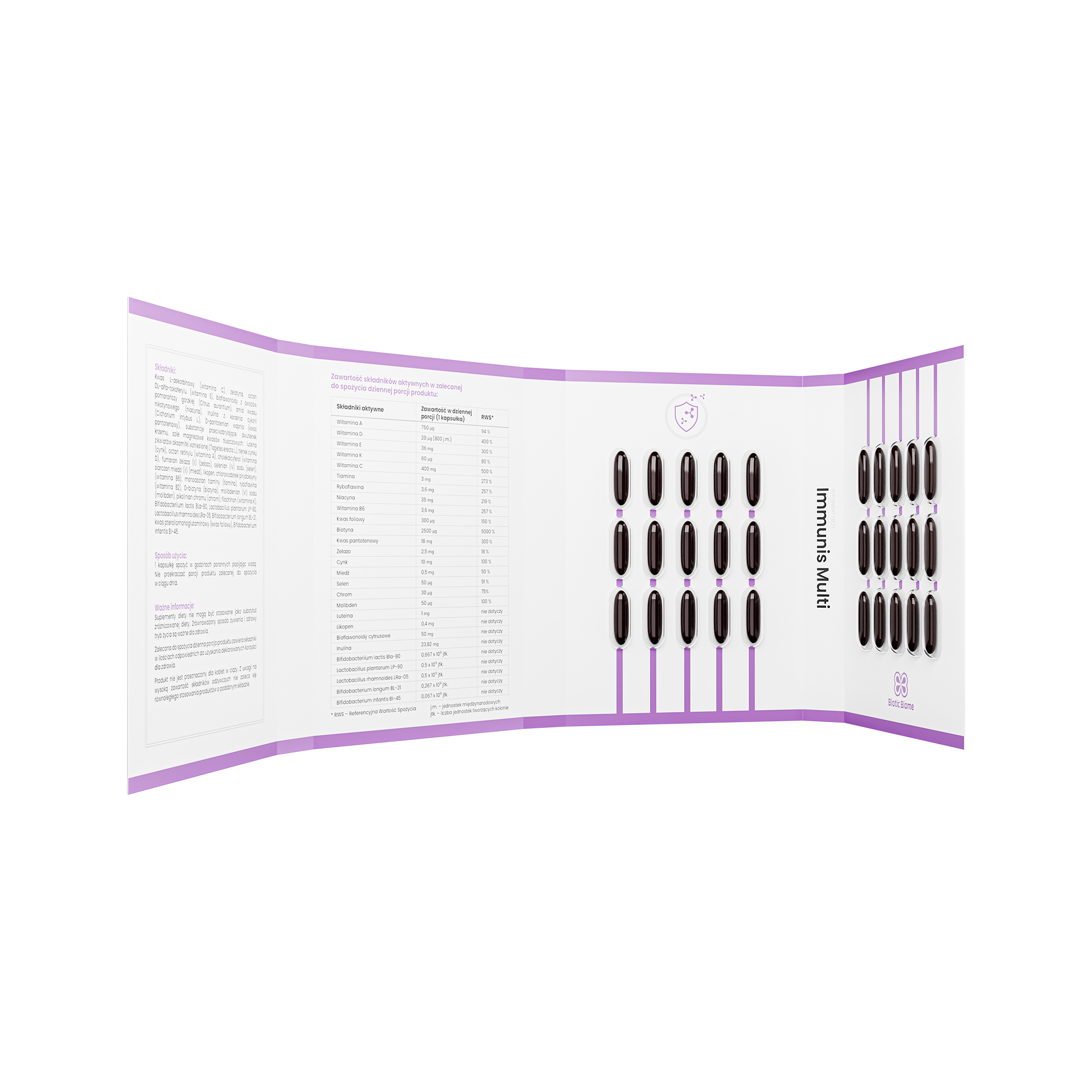 Biotic Biome Immunis Multi, kapsułki, 30 sztuk