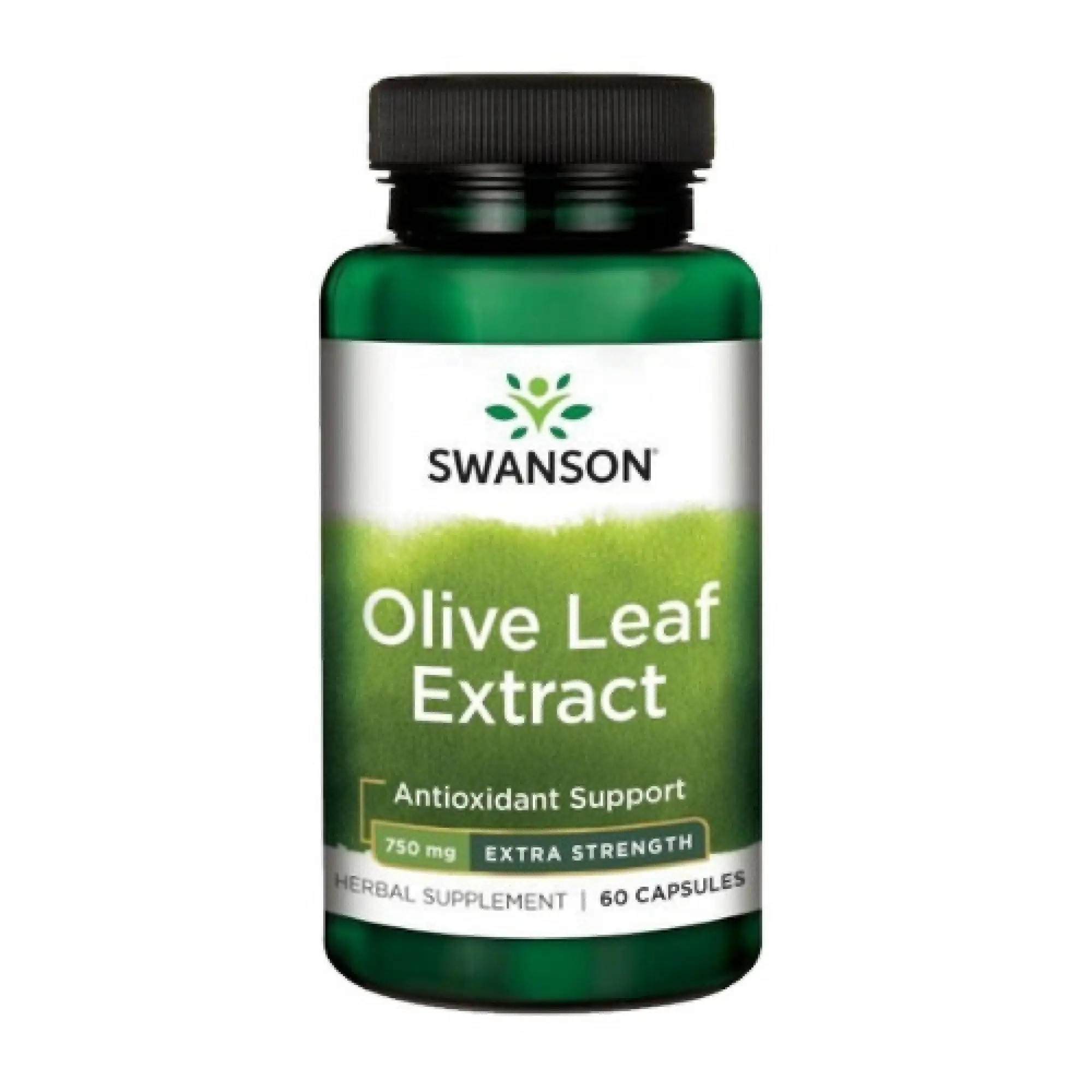 SWANSON Olive Leaf 750 mg, 60 kapsułek zdjęcie