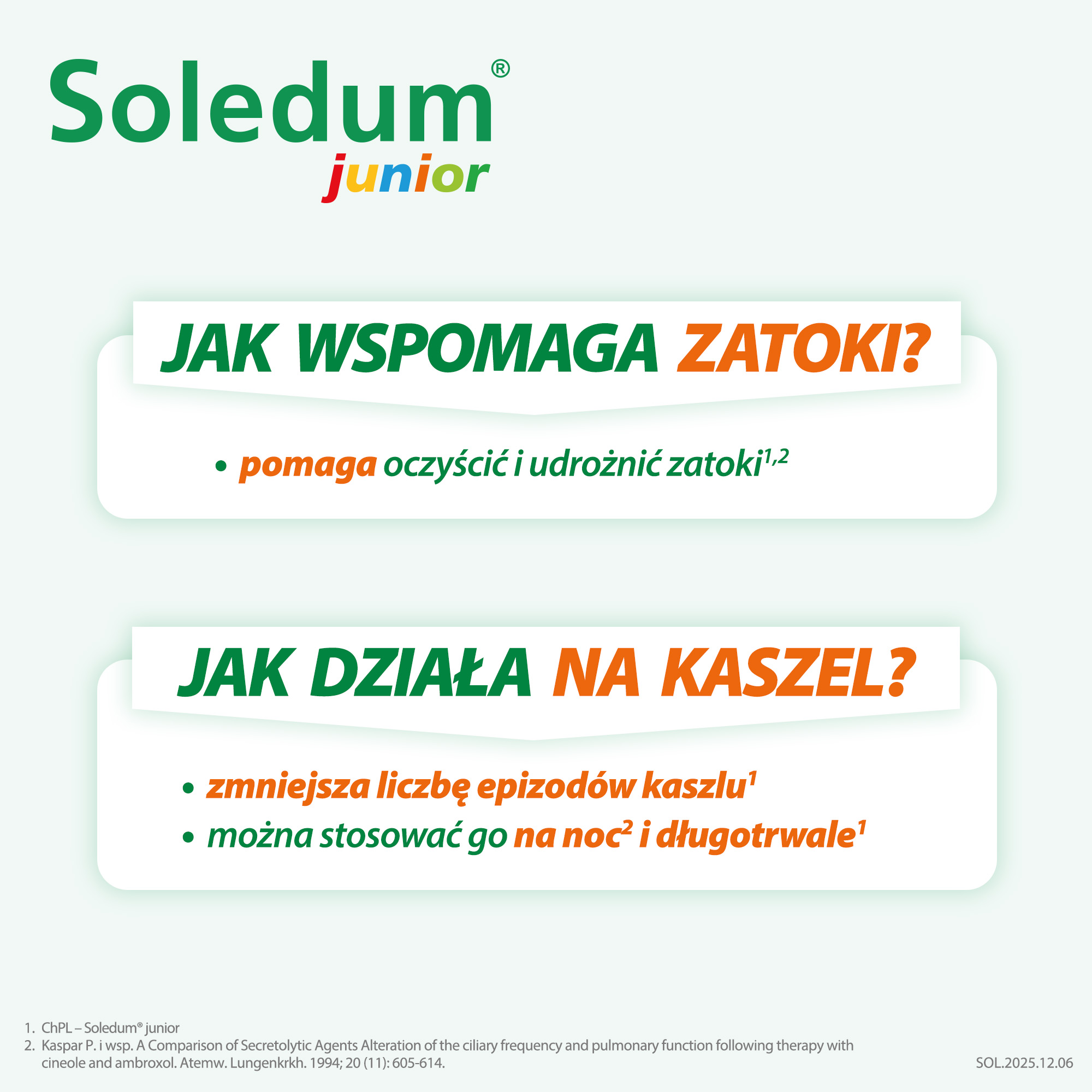 Soledum Junior, 100 mg, kapsułki dojelitowe, miękkie, 20 sztuk