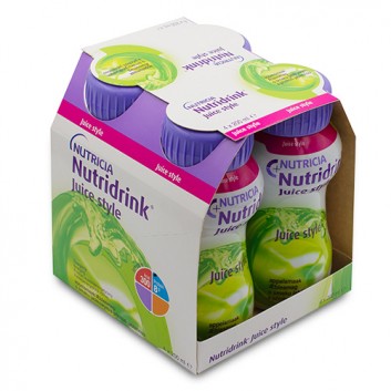 Nutridrink Juice Style o smaku jabłkowym 4x 200 ml
