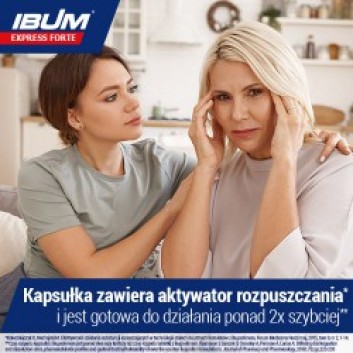 Ibum Express Forte, 400 mg, kapsułki miękkie, 24 sztuk