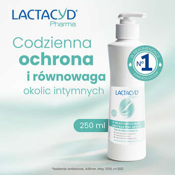 Lactacyd Pharma płyn ginekologiczny o właściwościach antybakteryjnych 250 ml