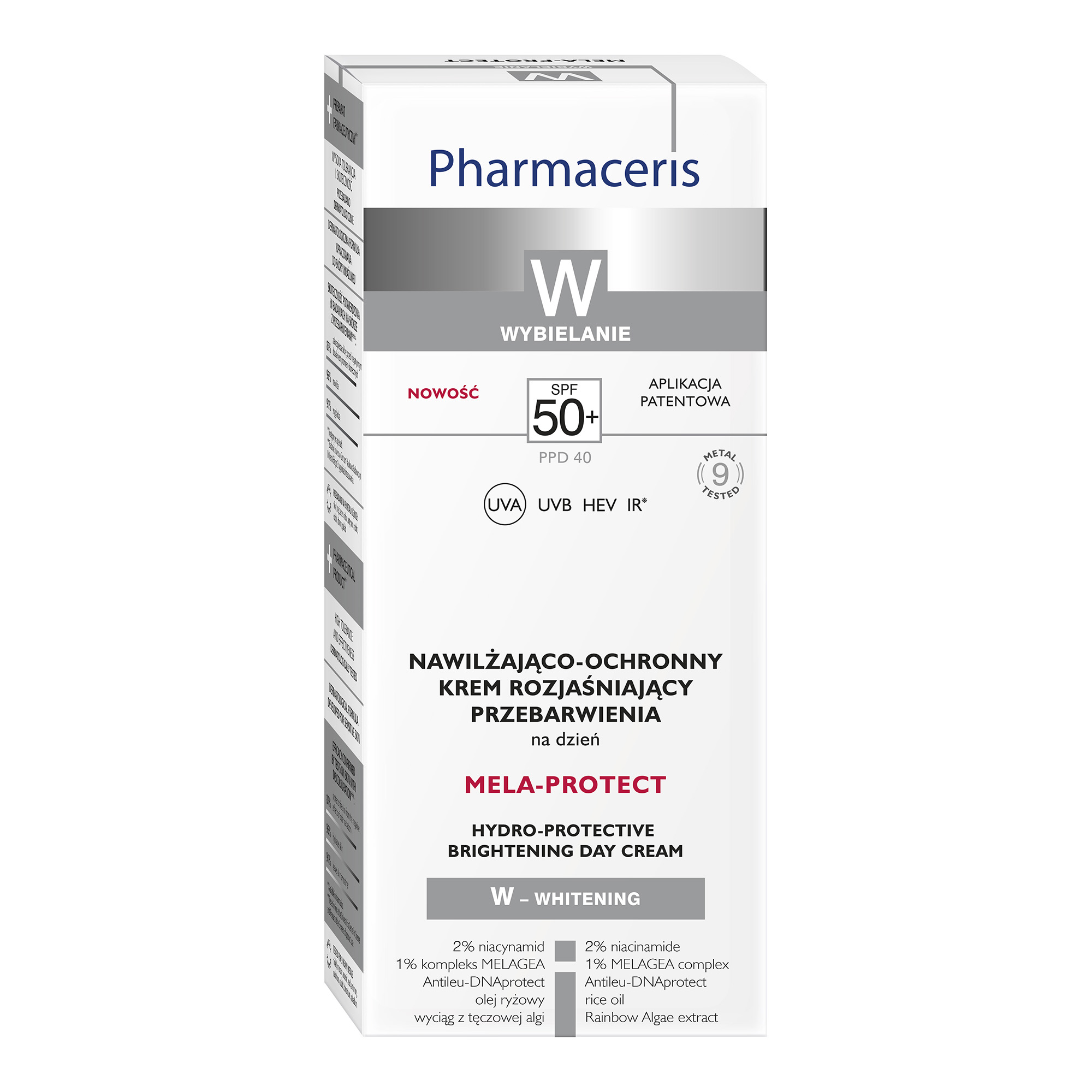 Pharmaceris W Mela-Protect Krem nawilżająco-ochronny na dzień rozjaśniający przebarwienia SPF 50+ 50 ml zdjęcie