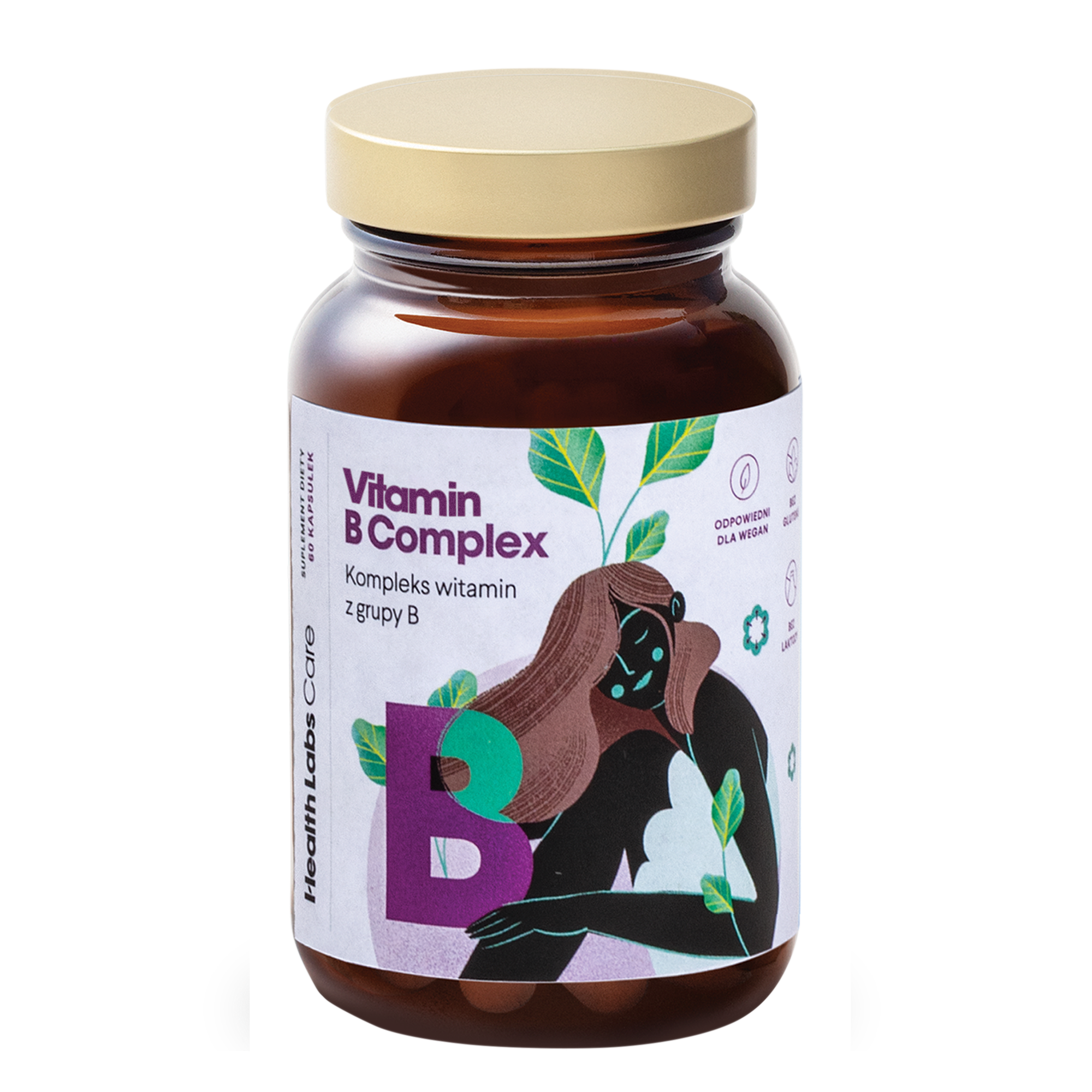Health Labs Care, Vitamin B Complex, kapsułki, 60 sztuk zdjęcie