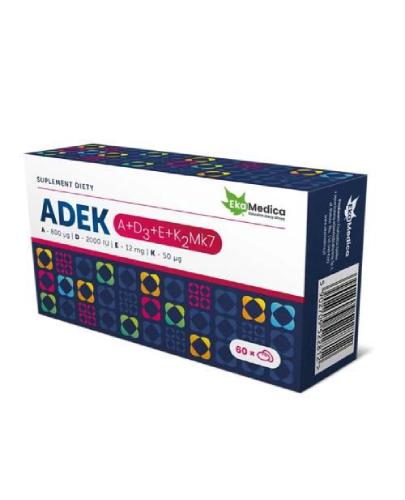 EkaMedica ADEK kapsułki miękkie, 60 sztuk zdjęcie