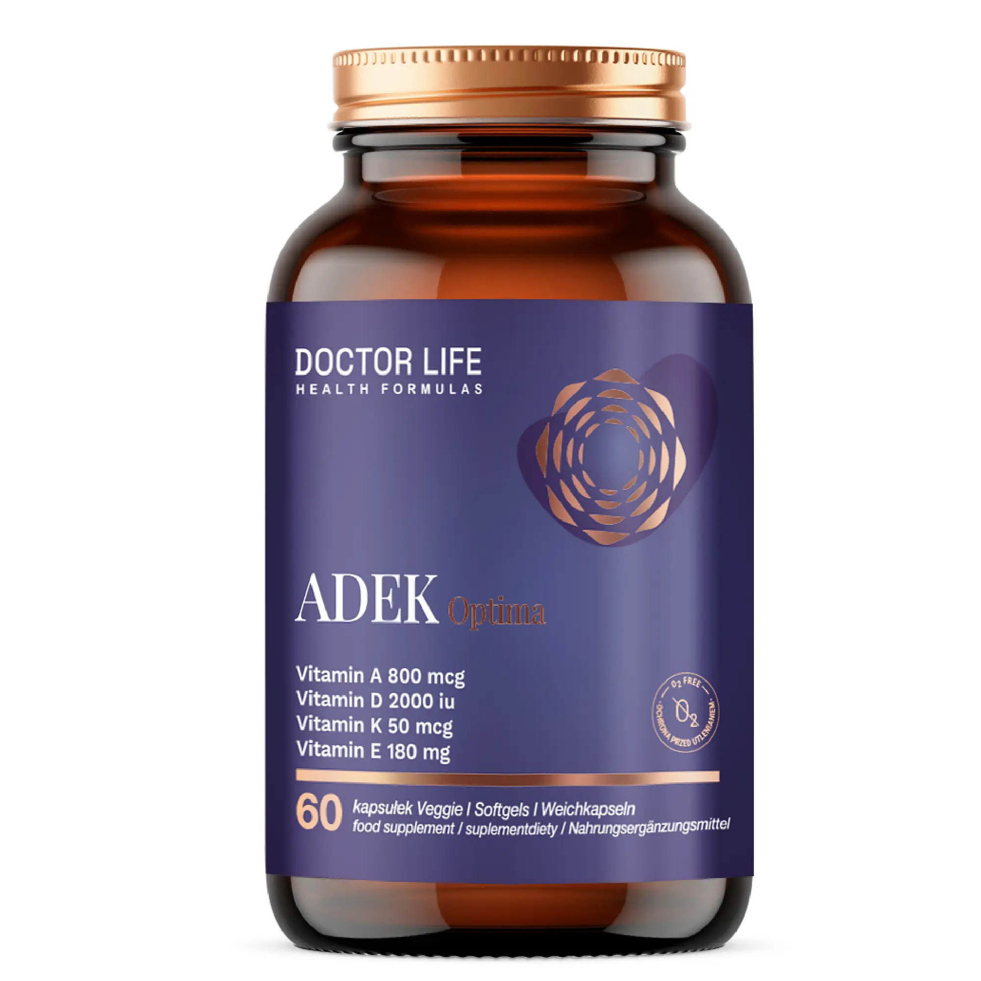 Doctor Life ADEK Optima, 60 kapsułek