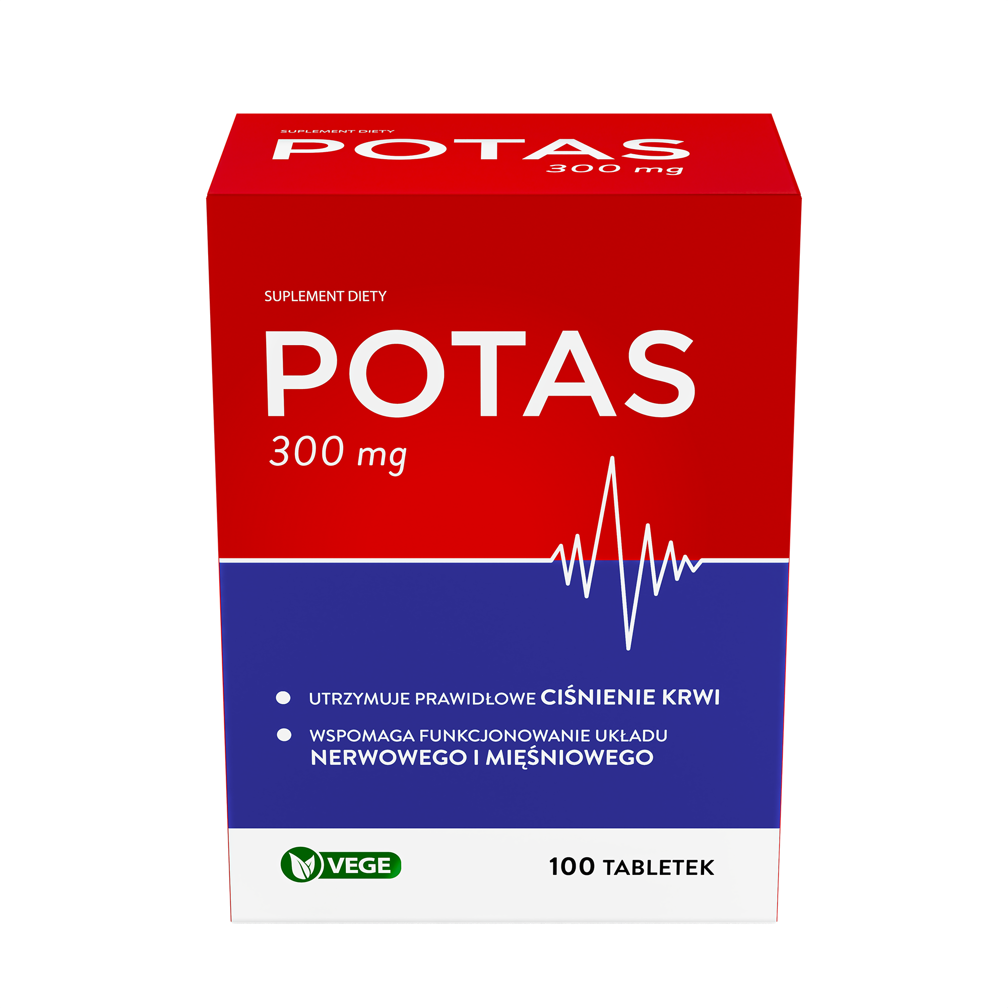 Potas, tabletki, 100 sztuk