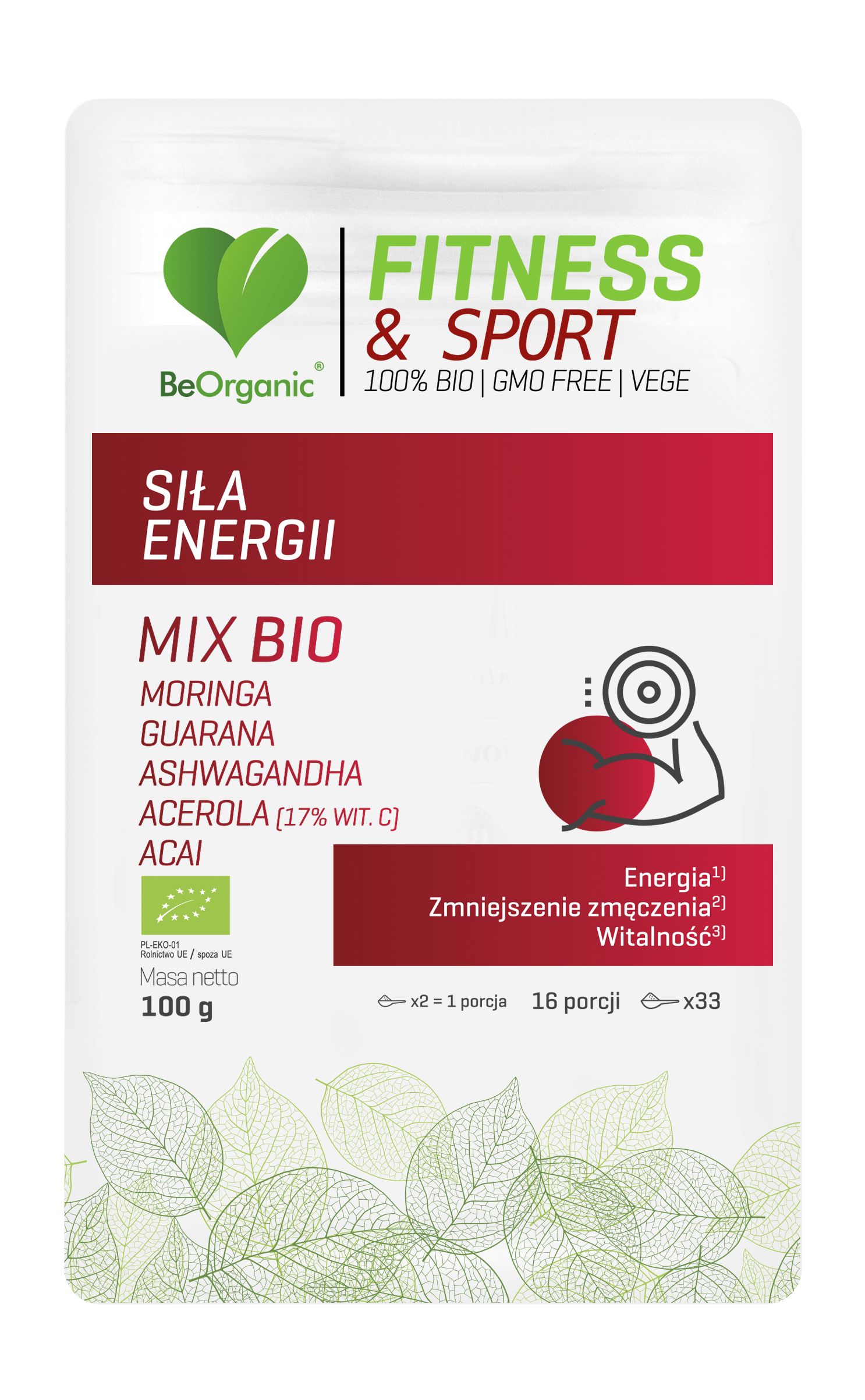 BeOrganic, Siła energii Mix Bio, 100 g zdjęcie