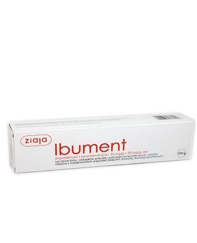 IBUMENT Żel - 100 g. Miejscowe działanie przeciwbólowe i przeciwzapalne. zdjęcie