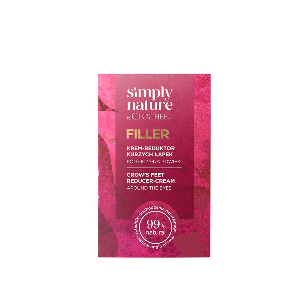 Clochee Simply Nature Filler Krem pod oczy i powieki, 15 ml