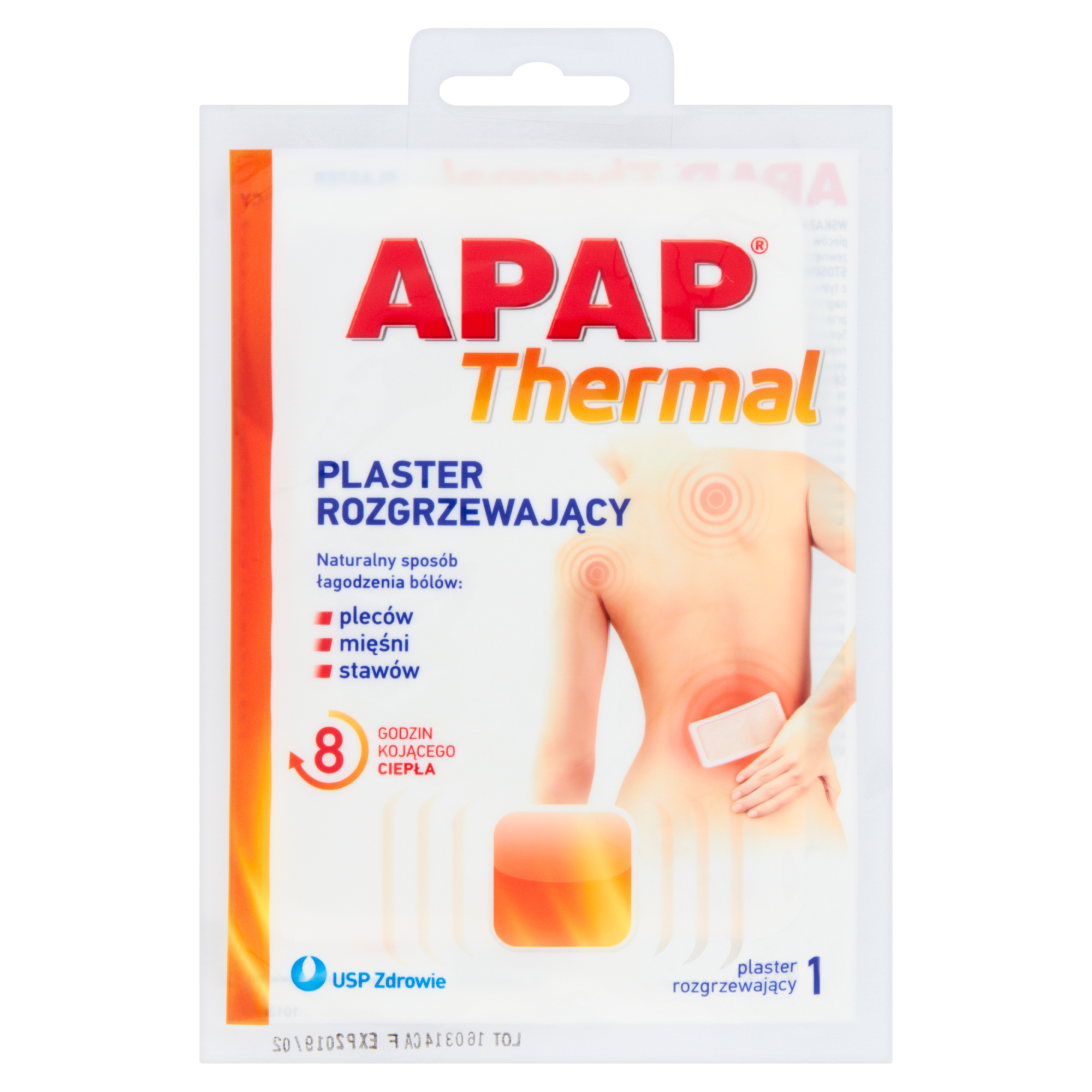Apap Thermal plaster rozgrzewający 1 sztuka zdjęcie