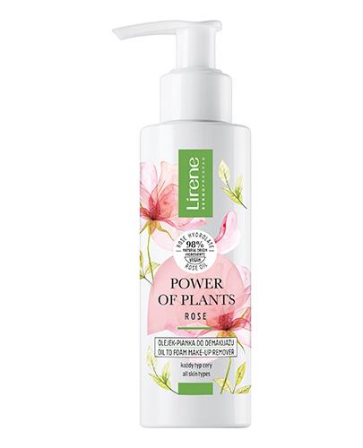 Lirene POWER OF PLANTS RÓŻA Olejek-pianka do demakijażu, 145 ml zdjęcie