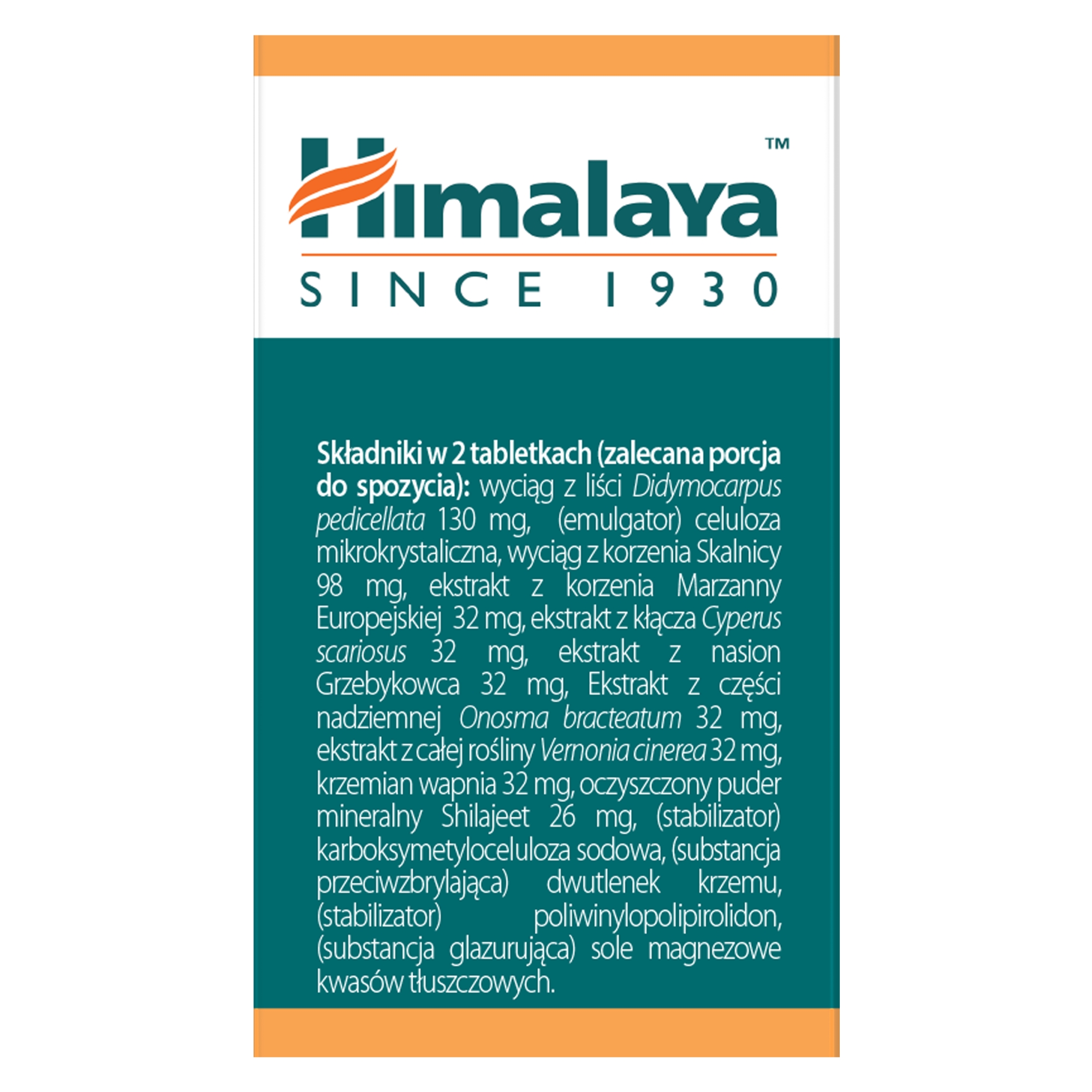 Himalaya Cystone na kamienie nerkowe 100 tabletek zdjęcie