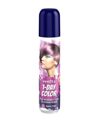 Venita 1-Day Color koloryzujący spray do włosów, 13 Magiczny Róż, 50 ml zdjęcie