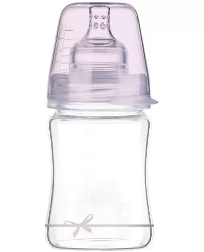 Lovi Diamond Glass butelka szklanka 150 ml Baby Shower Girl [74/104girl] zdjęcie