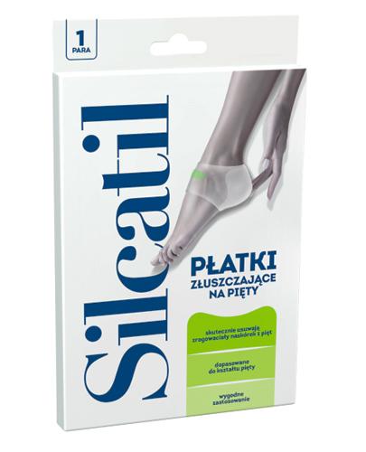 Silcatil płatki złuszczające na pięty 1 para zdjęcie