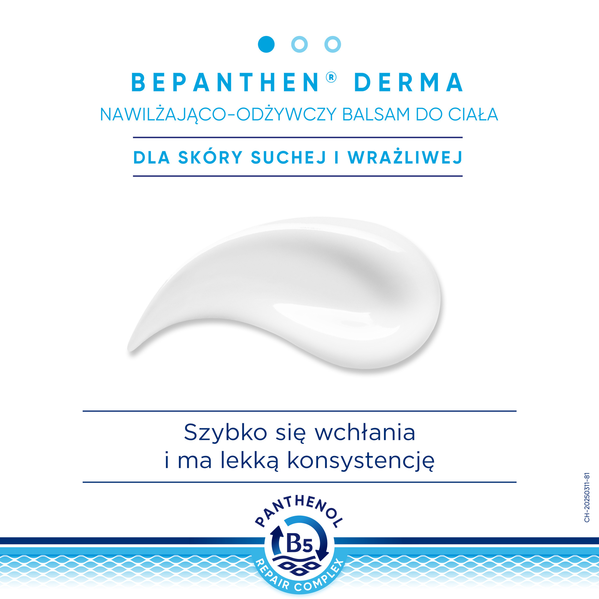Bepanthen Derma, Balsam nawilżająco-odżywczy do ciała, 200 ml