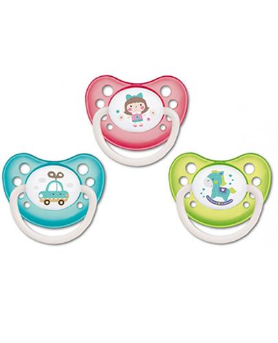 CANPOL BABIES Anatomiczny smoczek kauczukowy 0-6 m-cy 23/259 - 1 szt. zdjęcie