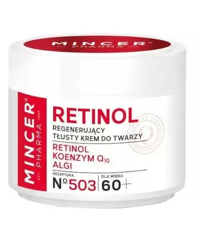 Mincer Pharma Retinol N503 regenerujący tłusty krem do twarzy 60+ 50 ml zdjęcie