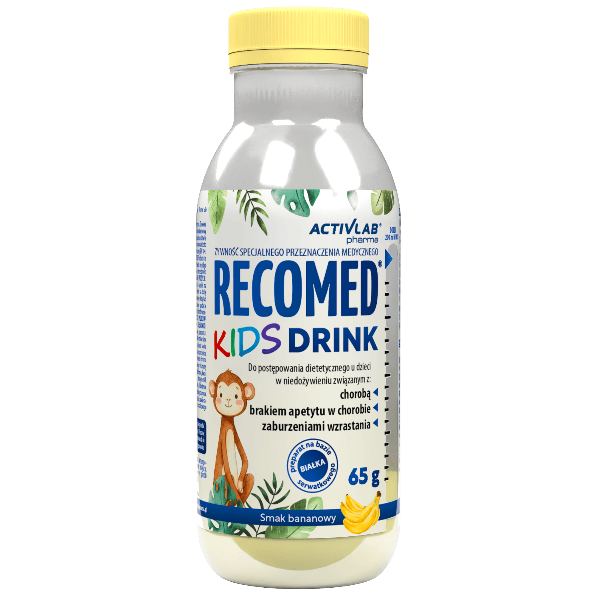 Activlab Pharma RecoMed Kids Drink smak bananowy, 65 g zdjęcie