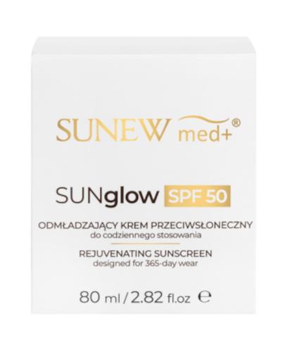 SunewMed+ SUNglow SPF50 Odmładzający krem przeciwsłoneczny do codziennego stosowania, 80 ml zdjęcie