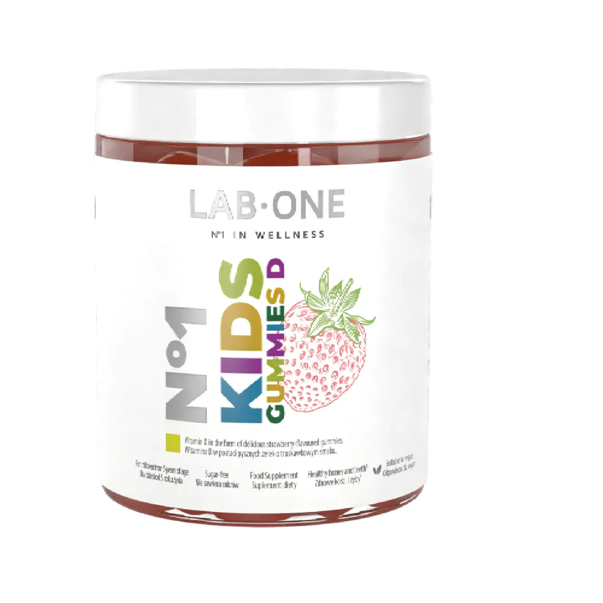 Lab One, N°1 KidsGUMMIES D, żelki, 60 szt zdjęcie