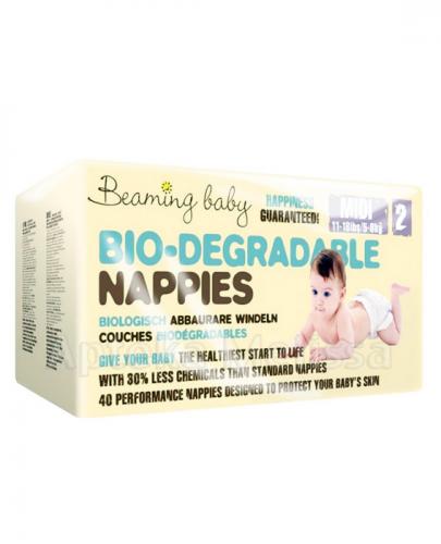 BEAMING BABY Pieluszki rozmiar 2 midi 5-8 kg - 40 szt. zdjęcie