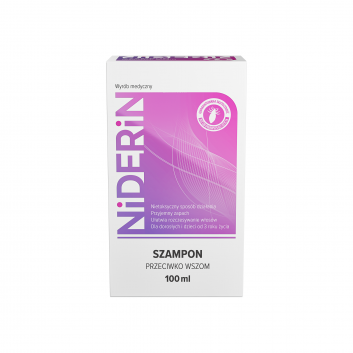 NIDERIN Szampon przeciwko wszom, 100 ml