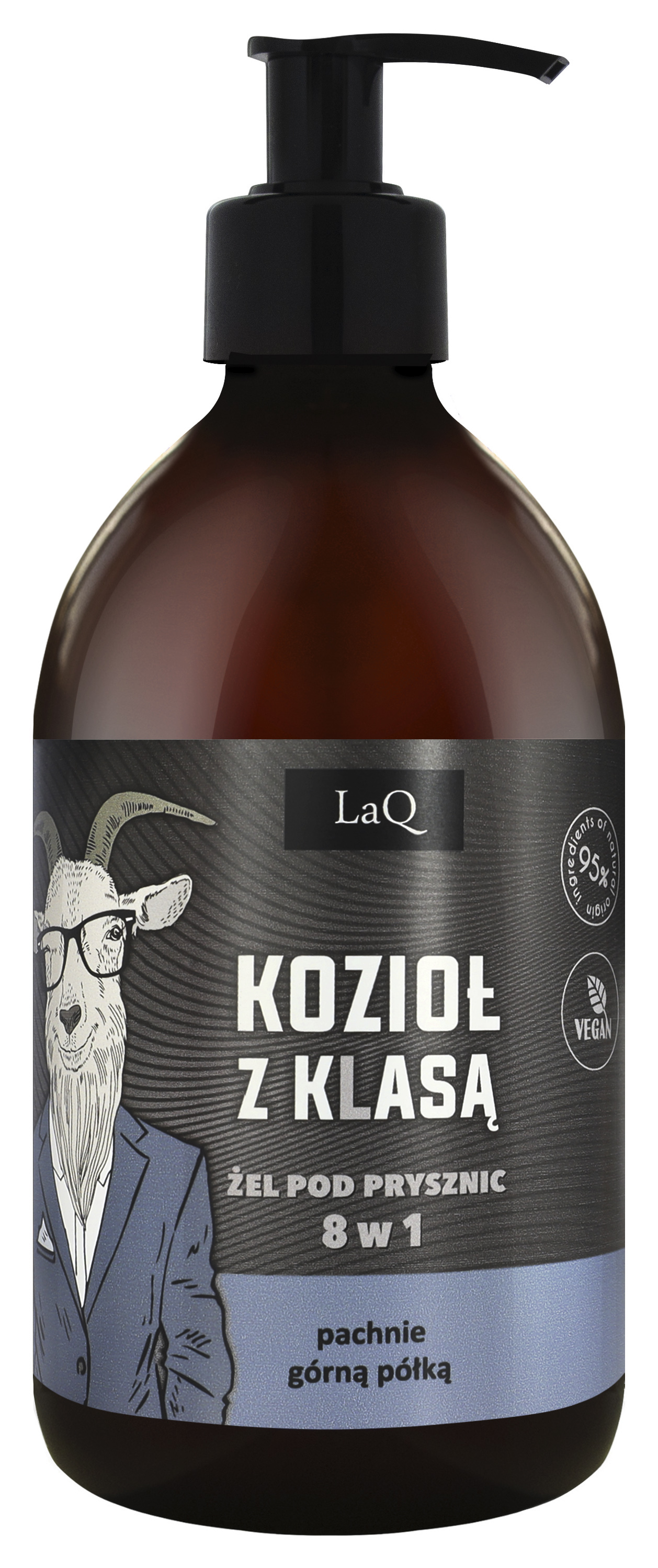 LaQ, żel pod prysznic 8w1 Kozioł z Klasą, 500 ml zdjęcie
