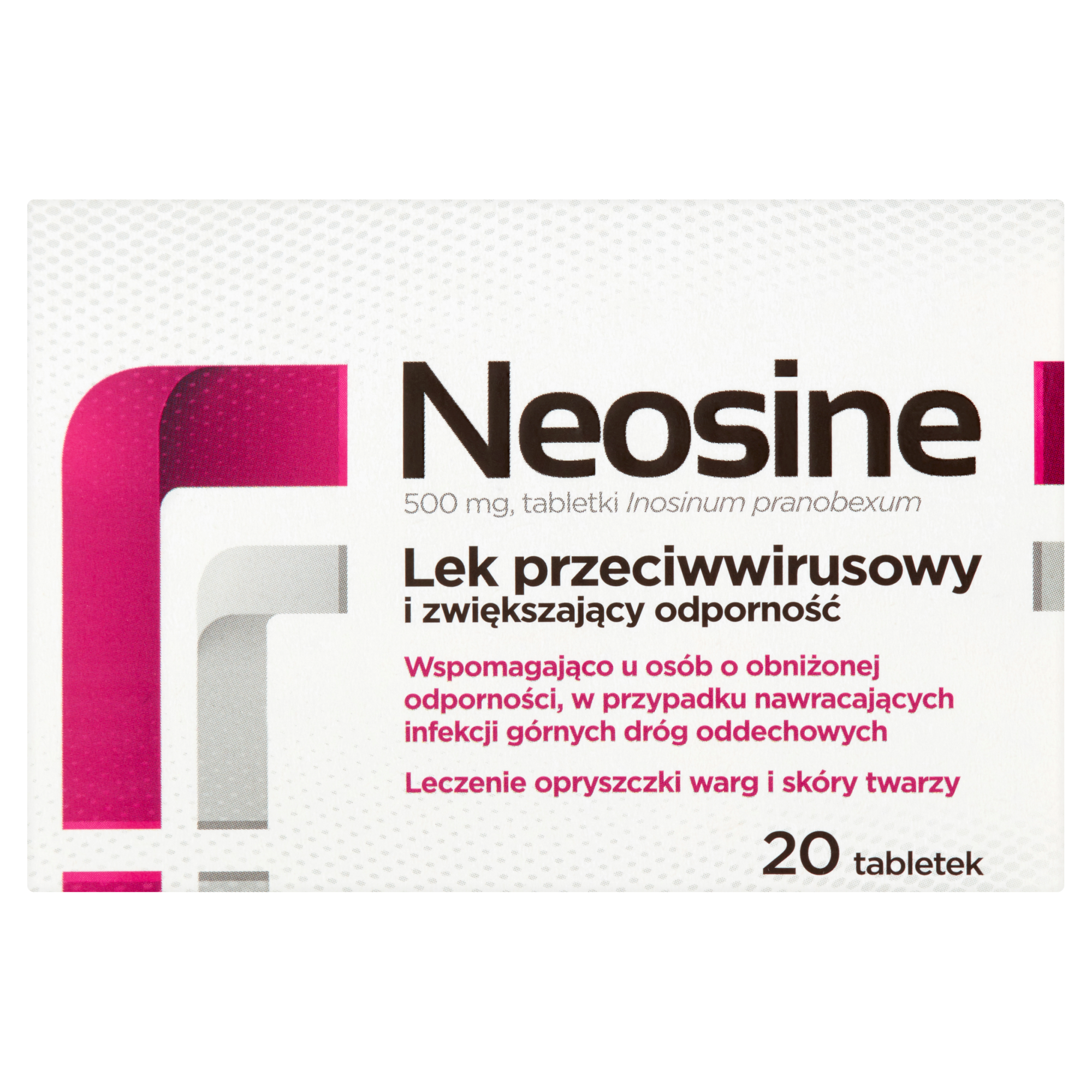Neosine, 500 mg, tabletki, 20 sztuk zdjęcie