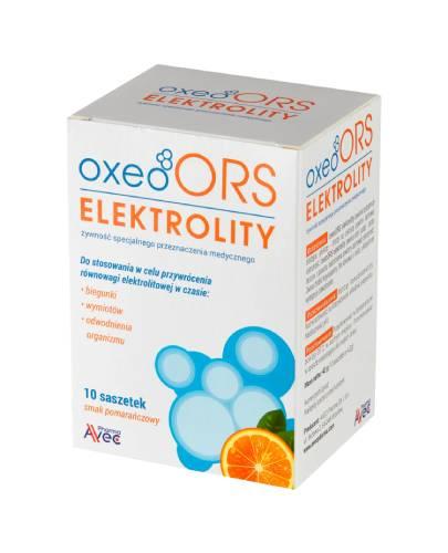 AVEC OXEO ORS Elektrolity o smaku pomarańczowym, saszetki, 10 sztuk zdjęcie