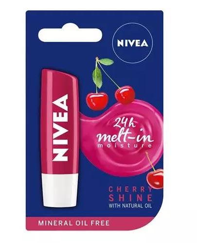 Nivea Cherry Shine pielęgnująca pomadka do ust 4,8 g zdjęcie