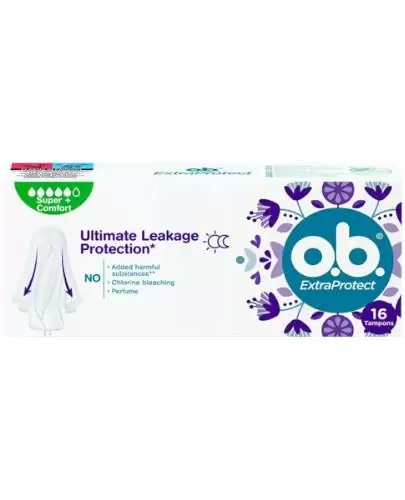 OB ExtraProtect Ultimate Leakage Protection Super Plus Comfort tampony higieniczne 16 sztuk zdjęcie