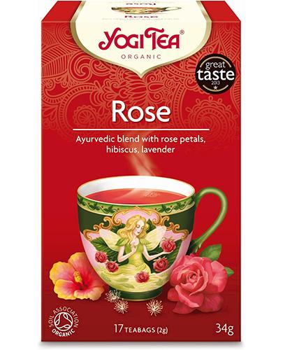 Yogi Tea Organic ROSE Różana BIO - 17 sasz. - cena, opinie, stosowanie zdjęcie