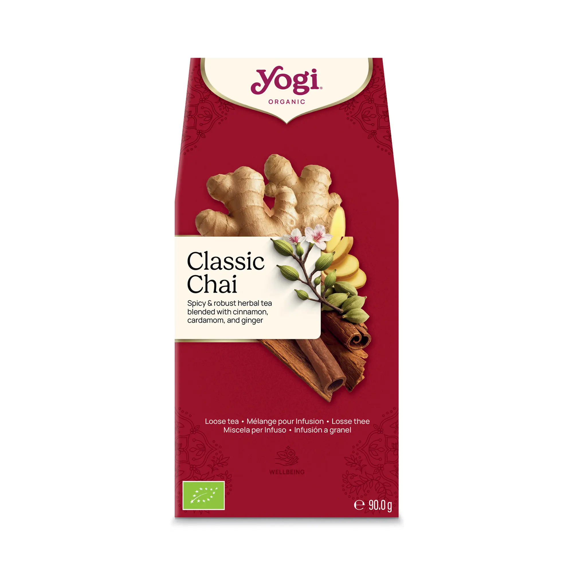 Yogi Tea Organic CLASSIC CHAI Klasyczny Czaj BIO, 90 g