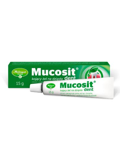 MUCOSIT DENT Kojący żel na dziąsła - 15 g zdjęcie
