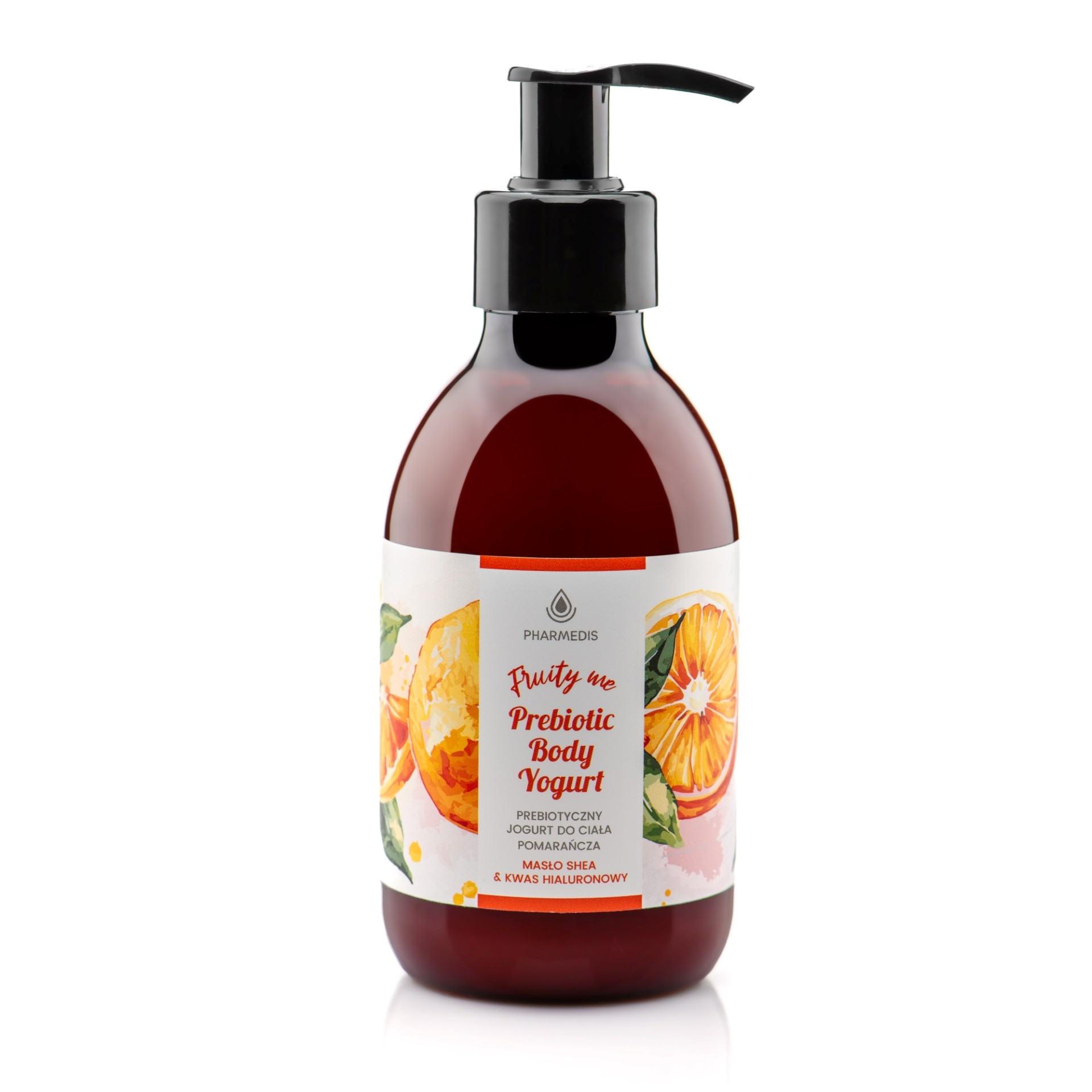 Pharmedis, Prebiotyczny jogurt do ciała o zapachu pomarańczy, 240 ml zdjęcie