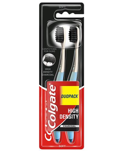 Colgate High Density Charcoal Soft Szczoteczka do zębów, 2 szt., cena, opinie, wskazania zdjęcie