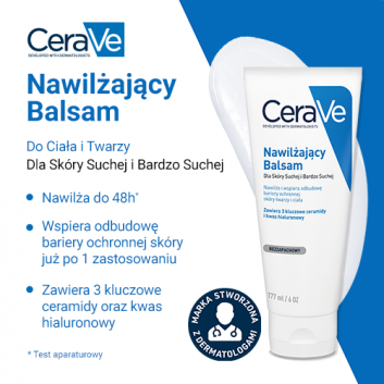 CeraVe nawilżający balsam dla skóry suchej i bardzo suchej 177 ml