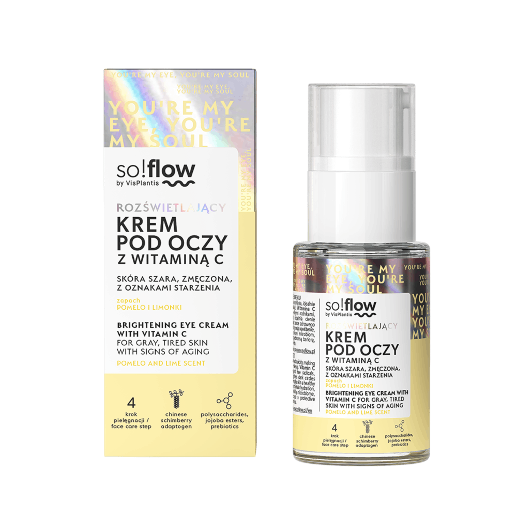 So!flow Rozświetlający krem pod oczy z witaminą C, 15 ml zdjęcie