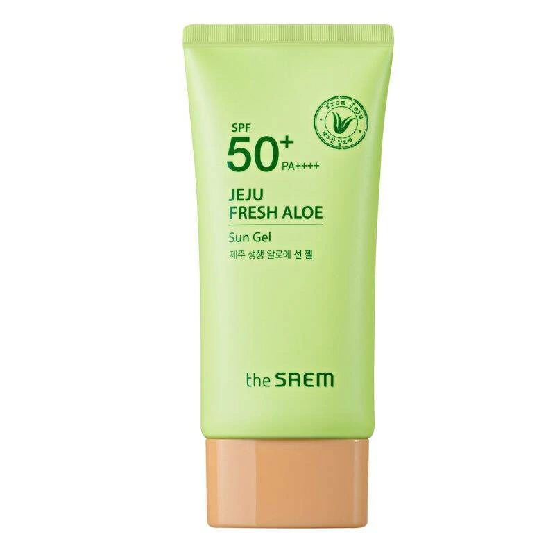 Saem Jeju Fresh Aloe Sun Gel, krem-żel do twarzy SPF 50+, 50 g zdjęcie