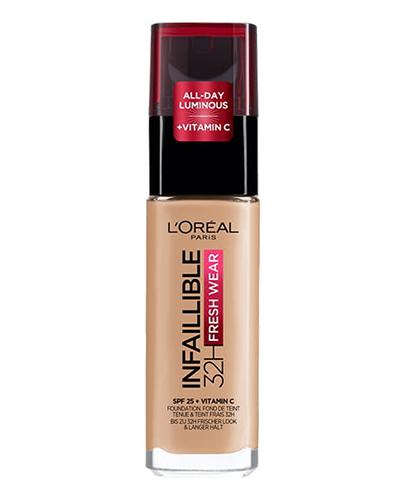 L'Oreal Infaillible 32h Długotrwały podkład do twarzy Golden Beige 140, 30 ml, cena, opinie, stosowanie zdjęcie