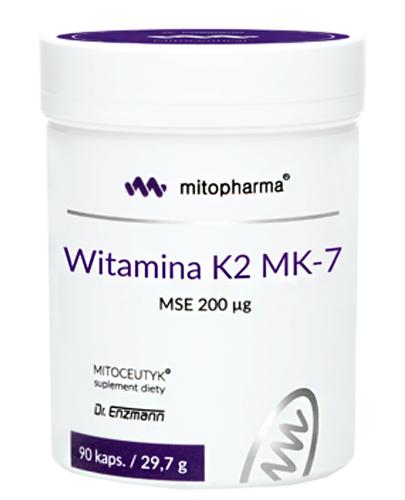 Mitopharma Witamina K2 MK-7 MSE 200 ug - 90 kaps. - cena, opinie, dawkowanie zdjęcie