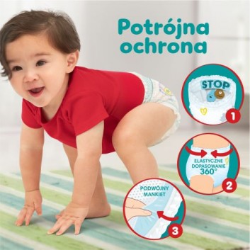 Pampers Pants Pieluchomajtki rozmiar 7, 17 kg+, 74 sztuki