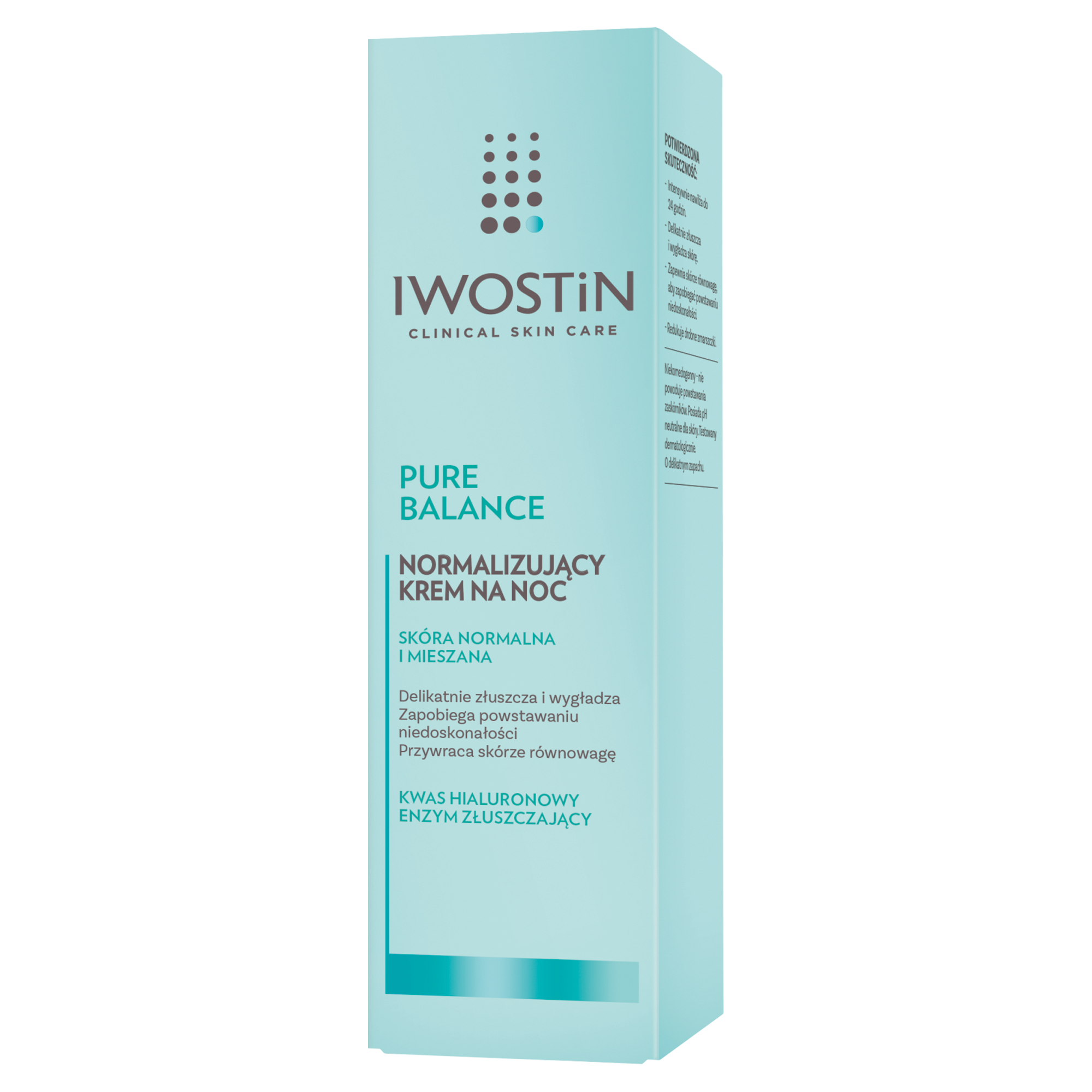 Iwostin Pure Balance normalizujący krem na noc, 50 ml, cena, opinie, wskazania zdjęcie