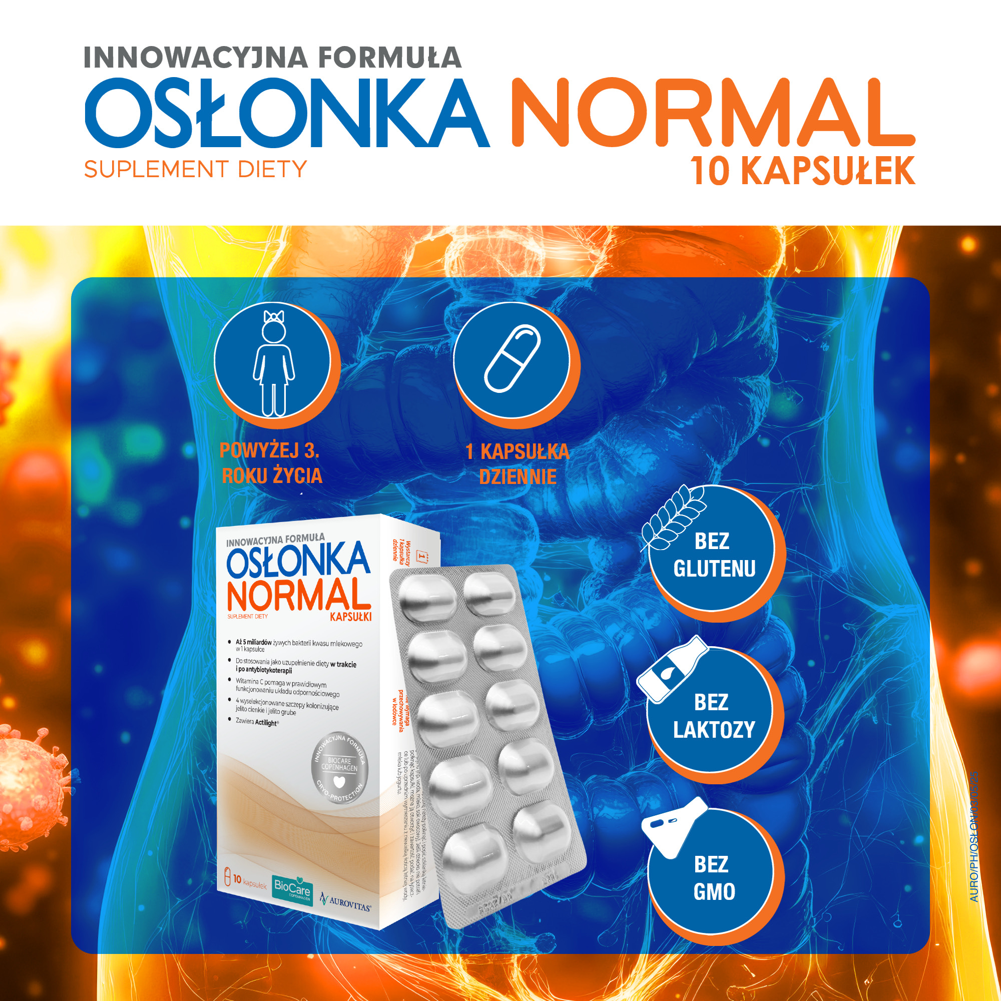 Osłonka Normal, kapsułki, 10 sztuk