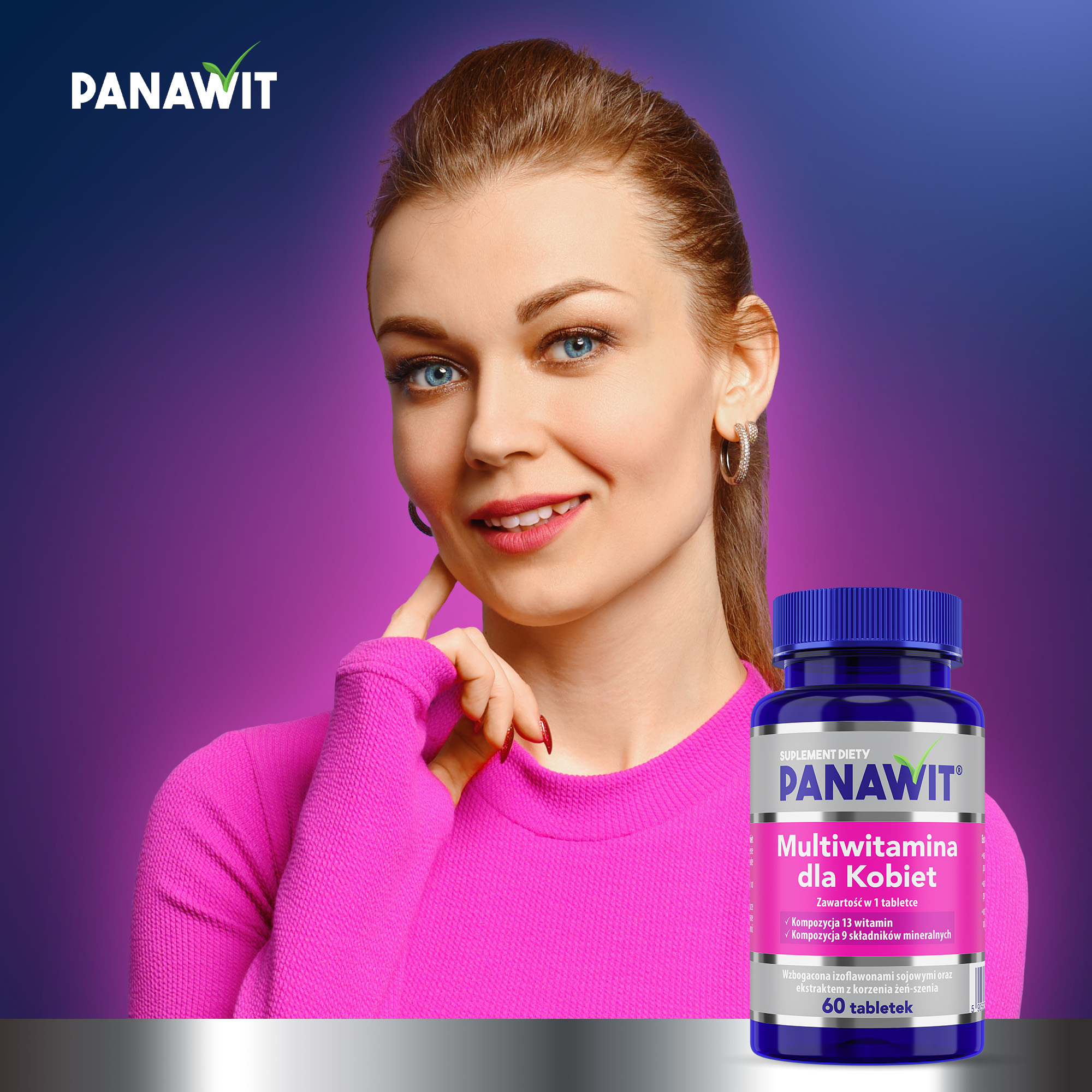 Panawit Multiwitamina dla Kobiet, tabletki, 60 sztuk