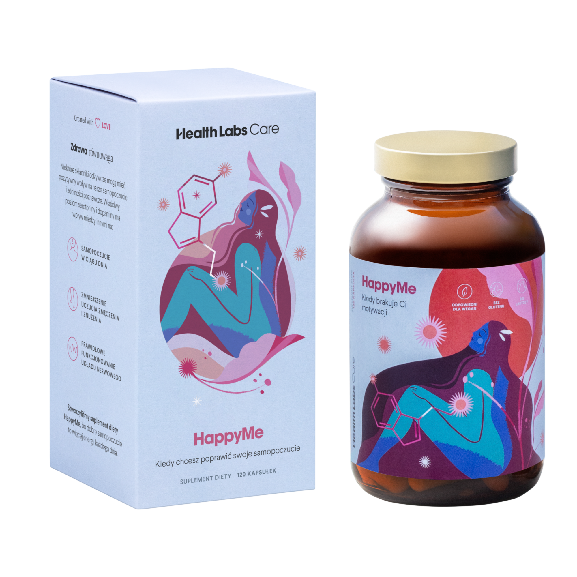 Health Labs Care, HappyMe, kapsułki, 120 sztuk